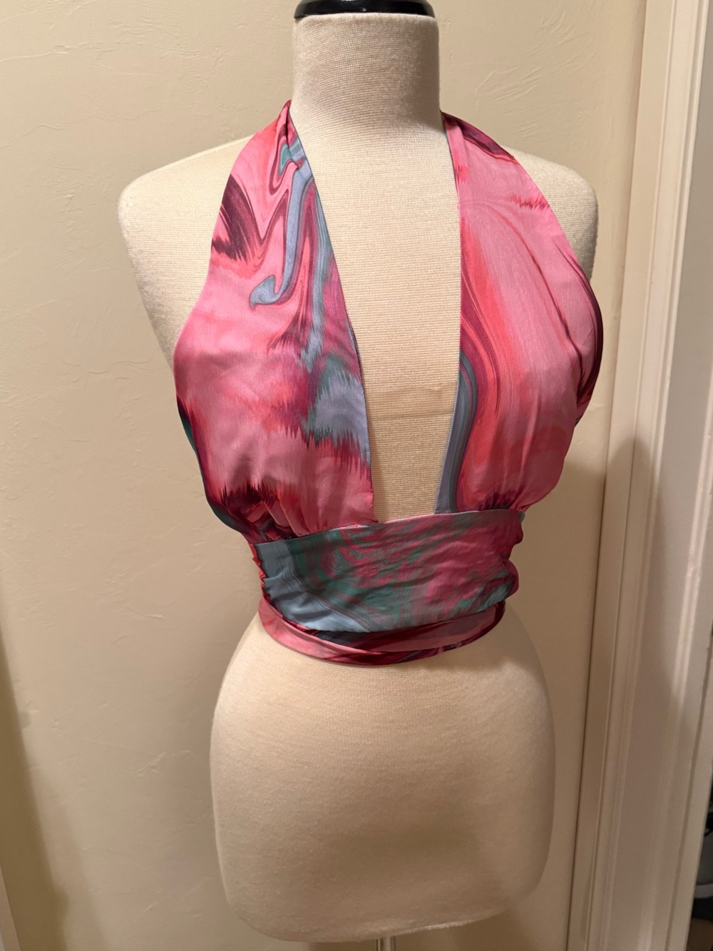 Amanda Uprichard Lavera Halter Tank Small